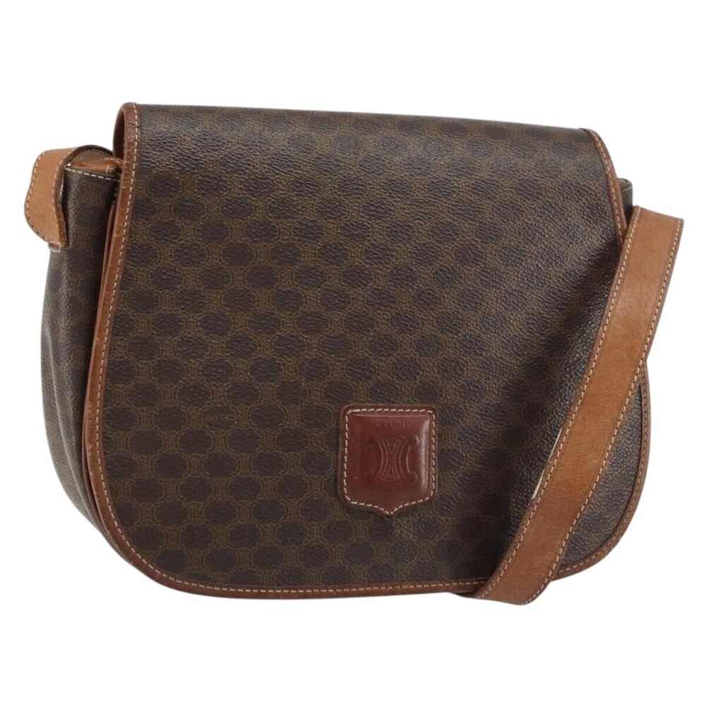 Celine Vintage Macadam Canvas and Leather